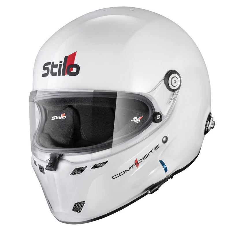 Carica immagine in Galleria Viewer, Casco Stilo ST6 F Turismo bianco/nero - Snell SA2025 FIA 8859-24 Hans FIA8858-10
