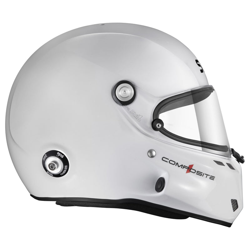 Carica immagine in Galleria Viewer, Casco Stilo ST6 F Turismo bianco/nero - Snell SA2025 FIA 8859-24 Hans FIA8858-10
