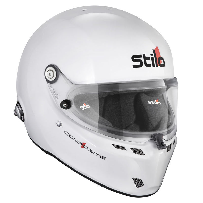 Carica immagine in Galleria Viewer, Casco Stilo ST6 FN bianco/nero - Snell SA2020 FIA 8859-24 Hans FIA8858-10
