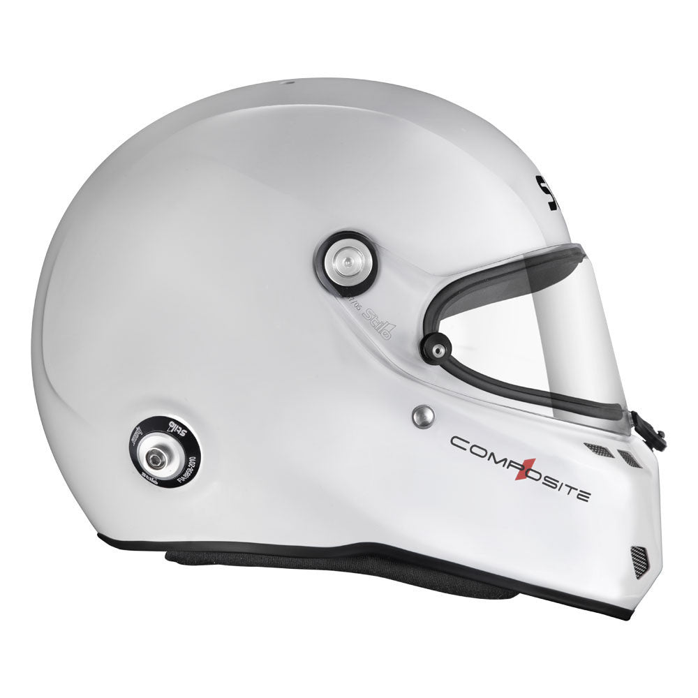 Casco Stilo ST6 FN bianco/nero - Snell SA2020 FIA 8859-24 Hans FIA8858-10