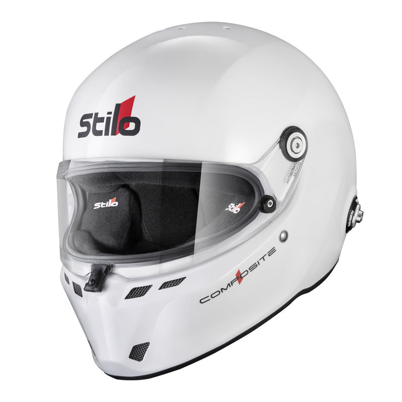 Carica immagine in Galleria Viewer, Casco Stilo ST6 FN Composite bianco/nero - Snell SA2025 FIA 8859-24 Hans FIA8858-10
