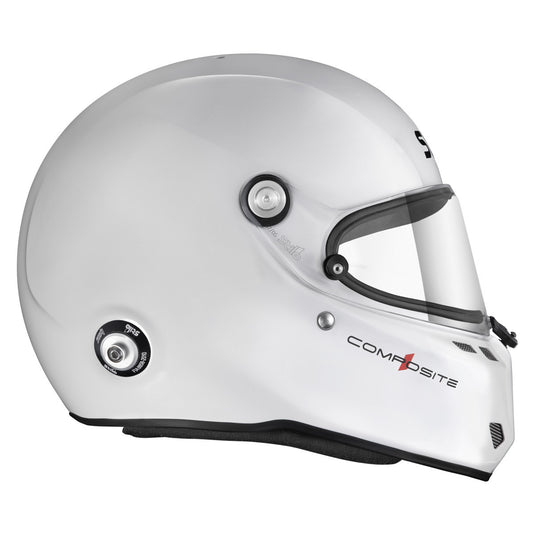 Casco Stilo ST6 FN Composite bianco/nero - Snell SA2025 FIA 8859-24 Hans FIA8858-10