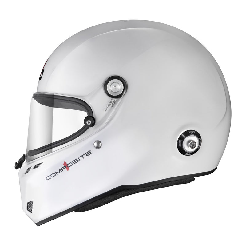 Carica immagine in Galleria Viewer, Casco Stilo ST6 FN Composite bianco/nero - Snell SA2025 FIA 8859-24 Hans FIA8858-10
