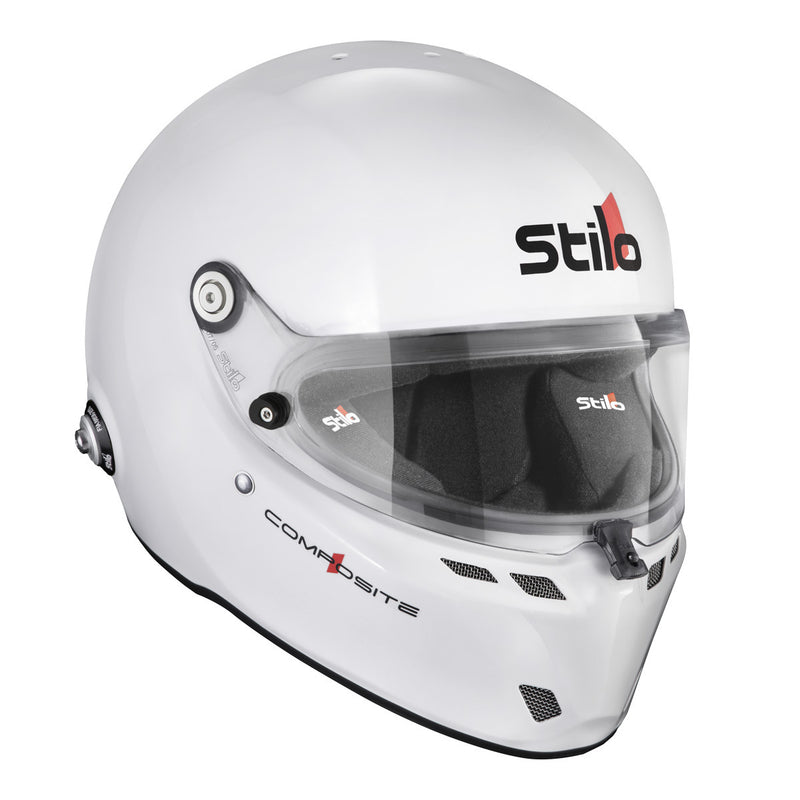 Carica immagine in Galleria Viewer, Casco Stilo ST6 FN Composite bianco/nero - Snell SA2025 FIA 8859-24 Hans FIA8858-10

