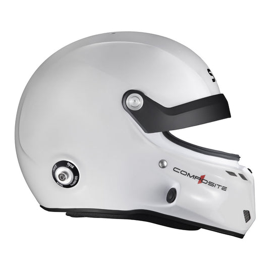 Casco Stilo ST6 GT Turismo Composite bianco/nero - Snell SA2020 FIA 8859-24 Hans FIA8858-10