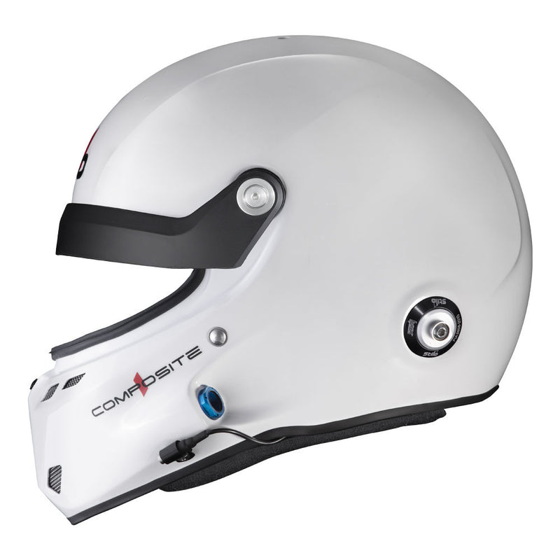 Carica immagine in Galleria Viewer, Casco Stilo ST6 GT Turismo Composite bianco/nero - Snell SA2020 FIA 8859-24 Hans FIA8858-10
