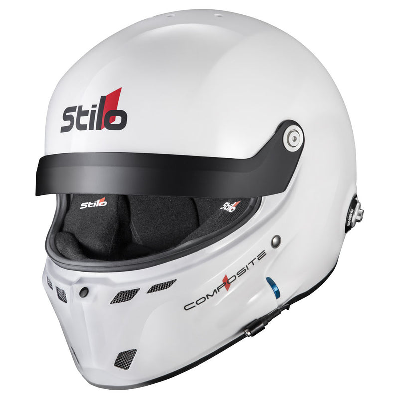 Carica immagine in Galleria Viewer, Casco Stilo ST6 GT Turismo Composite bianco/nero - Snell SA2020 FIA 8859-24 Hans FIA8858-10
