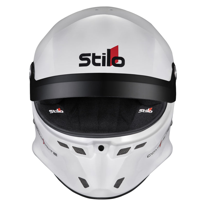 Carica immagine in Galleria Viewer, Casco Stilo ST6 GT Turismo Composite bianco/nero - Snell SA2025 FIA 8859-24 Hans FIA8858-10
