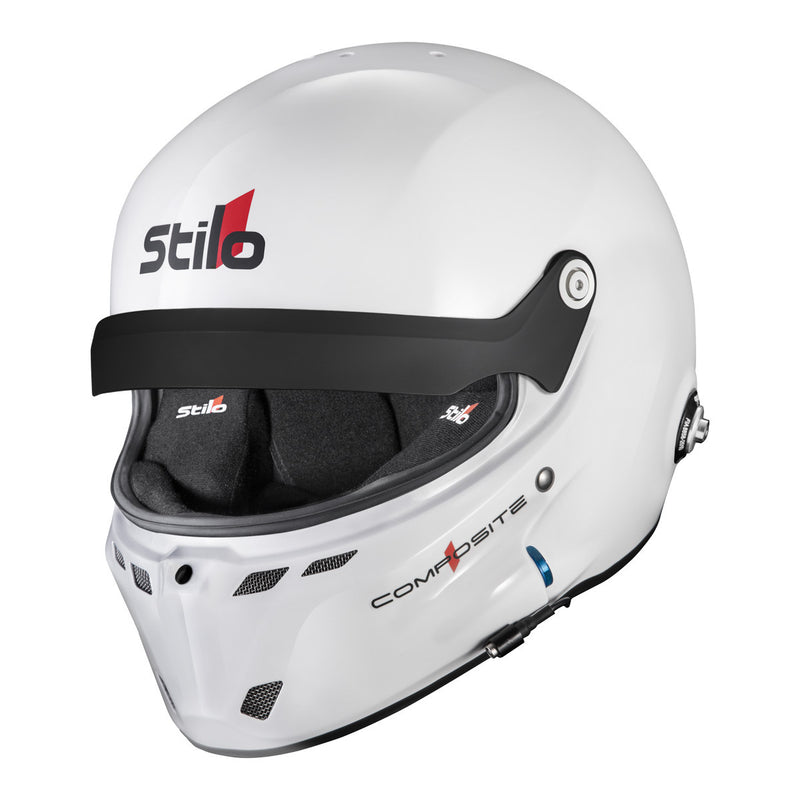 Carica immagine in Galleria Viewer, Casco Stilo ST6 GT Turismo Composite bianco/nero - Snell SA2025 FIA 8859-24 Hans FIA8858-10
