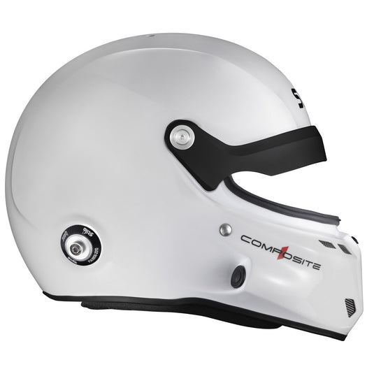 Casco Stilo ST6 GT Turismo Composite bianco/nero - Snell SA2025 FIA 8859-24 Hans FIA8858-10