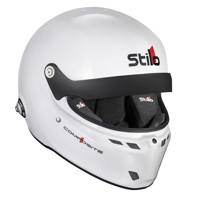 Carica immagine in Galleria Viewer, Casco Stilo ST6 GTN Composite bianco/nero - Snell SA2025 FIA 8859-24 Hans FIA8858-10
