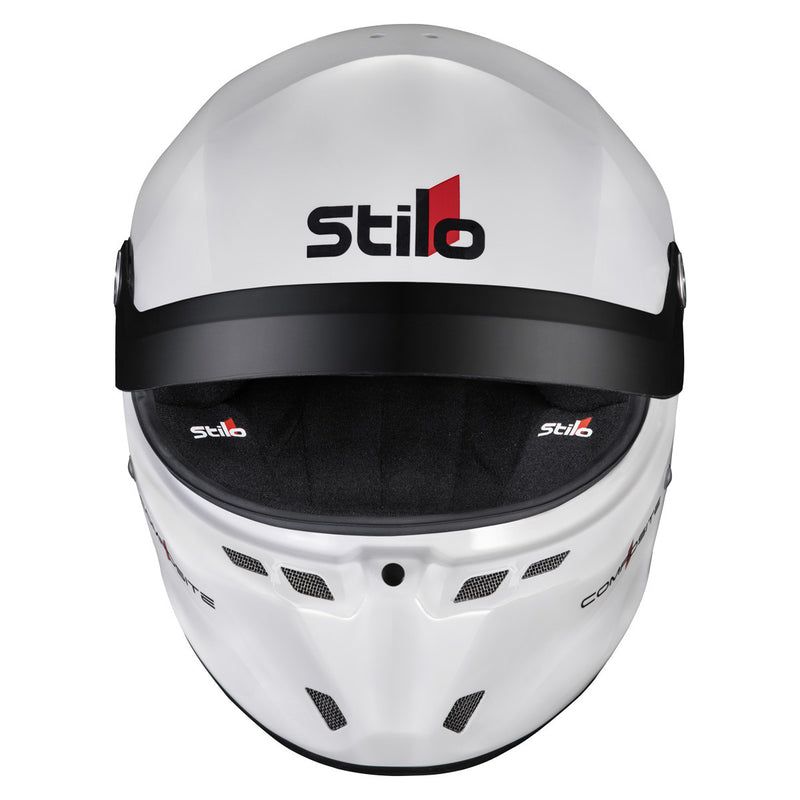 Carica immagine in Galleria Viewer, Casco Stilo ST6 GTN Composite bianco/nero - Snell SA2025 FIA 8859-24 Hans FIA8858-10
