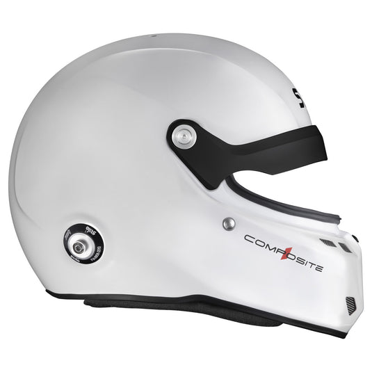 Casco Stilo ST6 GTN Composite bianco/nero - Snell SA2025 FIA 8859-24 Hans FIA8858-10