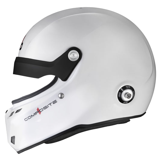 Casco Stilo ST6 GTN Composite bianco/nero - Snell SA2025 FIA 8859-24 Hans FIA8858-10