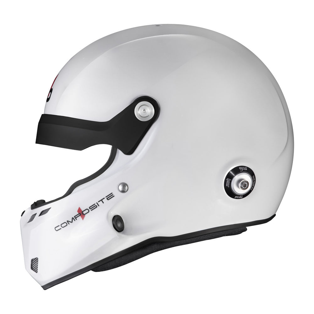 Casco Stilo ST6 R Composite Rally - Snell SA2025 FIA 8859-24 Bianco/Interiore Nero