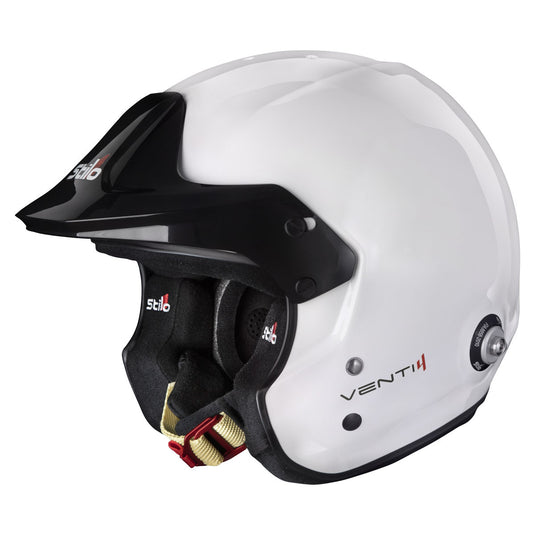Casco Stilo Venti4 Trophy Jet Composite - Snell SA2025 FIA 8859-2024 Bianco/Interiore Nero
