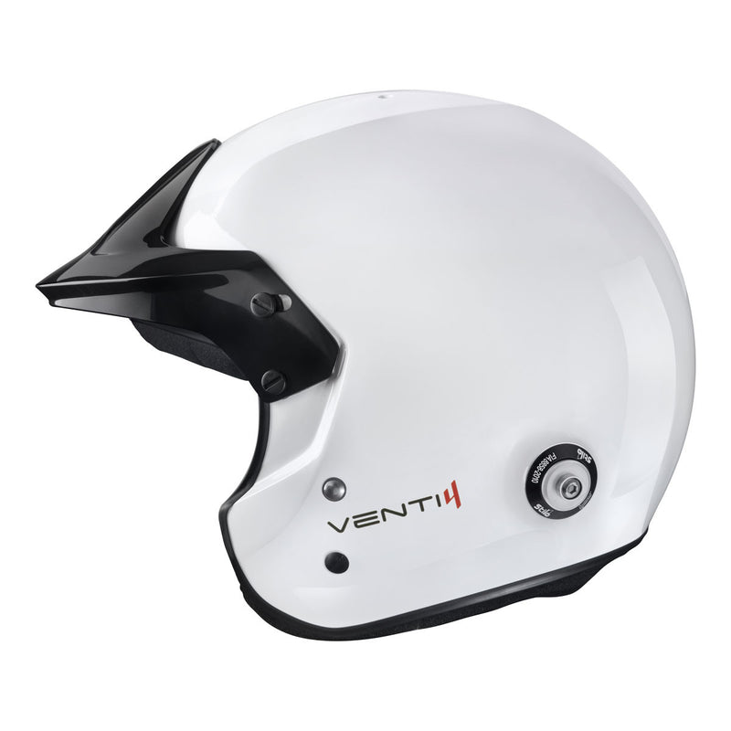 Carica immagine in Galleria Viewer, Casco Stilo Venti4 Trophy Jet Composite - Snell SA2025 FIA 8859-2024 Bianco/Interiore Nero
