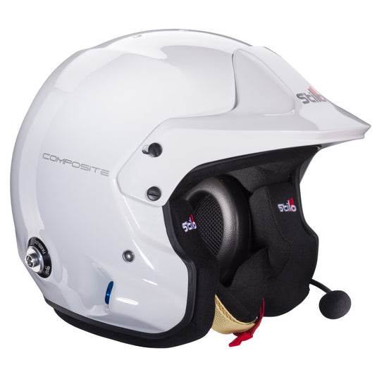 Casco Stilo Venti4 Trophy Plus Composite - Snell SA2025 FIA 8859-2024 Bianco/interiore Nero