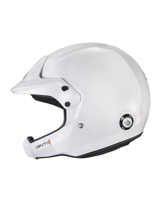 Casco STILO Venti4 WRC Rally bianco - FIA 8859-24 Snell SA2020 con clip Hans
