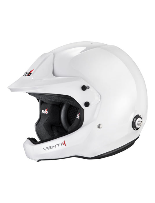 Casco STILO Venti4 WRC Rally bianco - FIA 8859-24 Snell SA2020 con clip Hans
