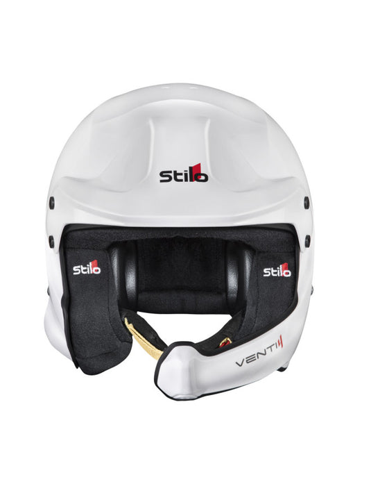 Casco STILO Venti4 WRC Rally bianco - FIA 8859-24 Snell SA2020 con clip Hans