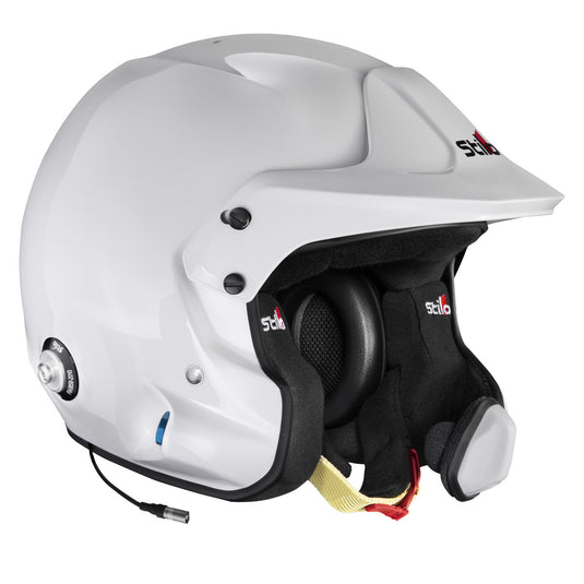 Casco STILO Venti4 WRC Turismo bianco/nero - Snell SA2025 FIA 8859-24 Hans FIA8858-10
