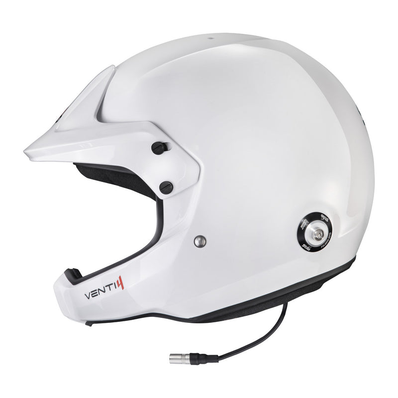 Carica immagine in Galleria Viewer, Casco STILO Venti4 WRC Turismo bianco/nero - Snell SA2025 FIA 8859-24 Hans FIA8858-10
