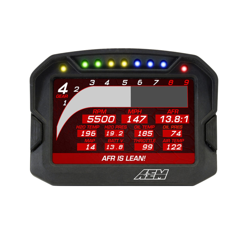 Carica immagine in Galleria Viewer, Display Data Logger AEM CD-5LG Carbonio con GPS
