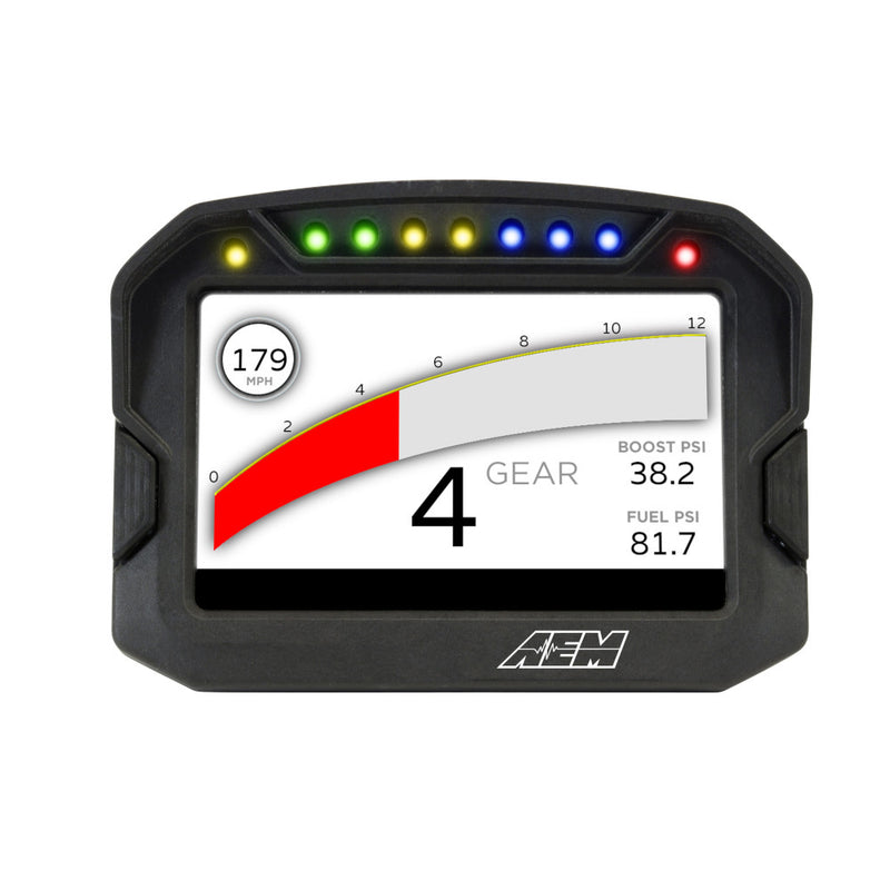 Carica immagine in Galleria Viewer, Display Data Logger AEM CD-5LG Carbonio con GPS
