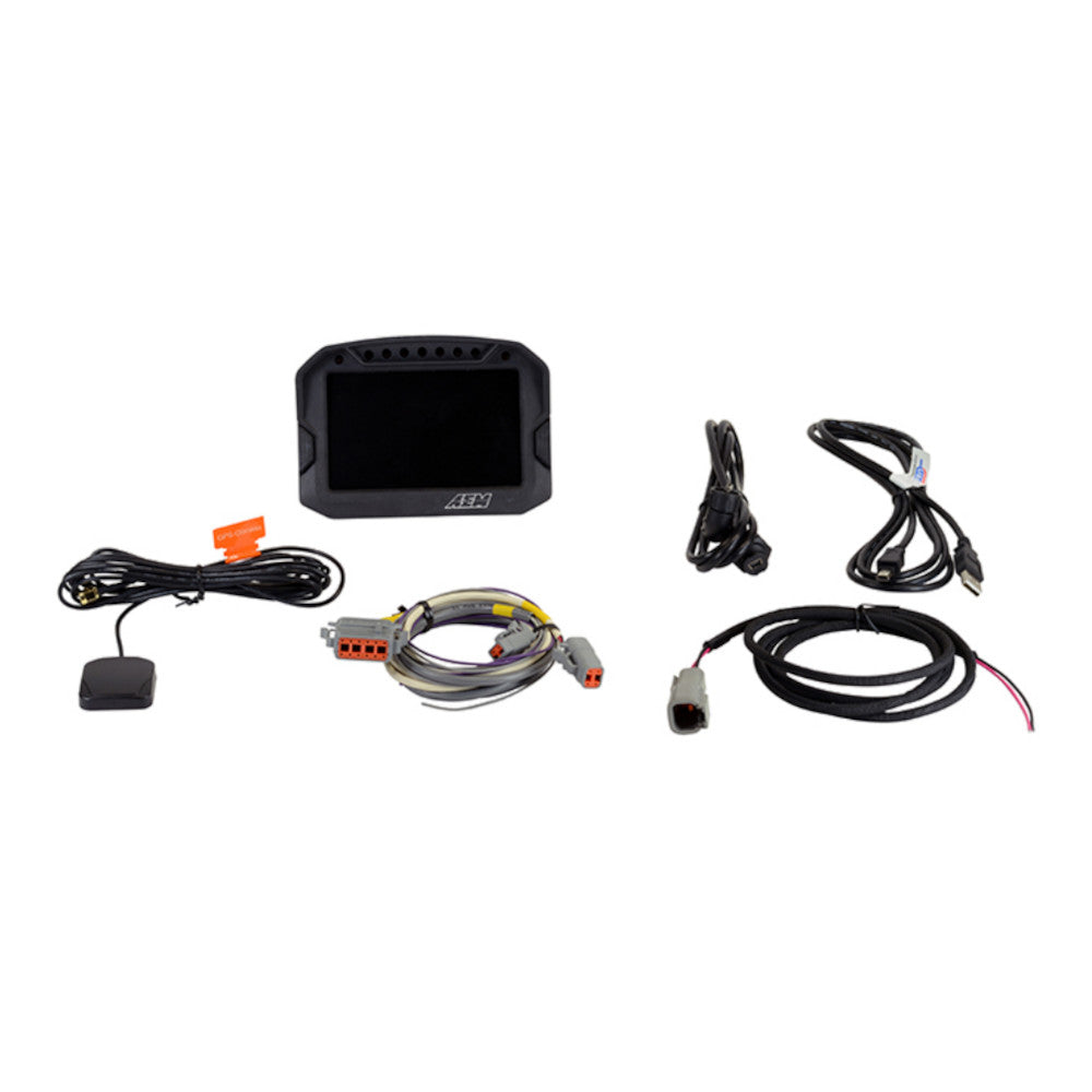 Display Data Logger AEM CD-5LG Carbonio con GPS
