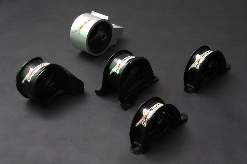 Carica immagine in Galleria Viewer, Kit 5 Supporti Motore Rinforzati Hardrace per Honda CRX Del Sol Cambio Automatico
