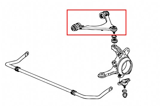 Bracci Oscillanti Superiori Anteriori Regolabili su Uniball (Camber Kit) Hardrace per Honda S2000