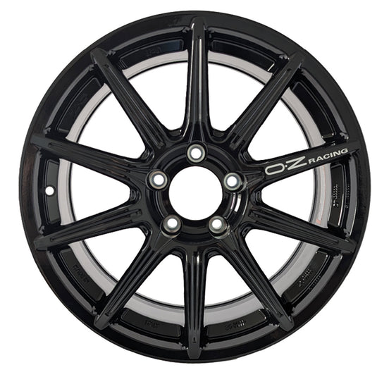 Cerchio OZ Racing Rally Tarmac 18x8 Nero lucido per Skoda Fabia RS Rally2