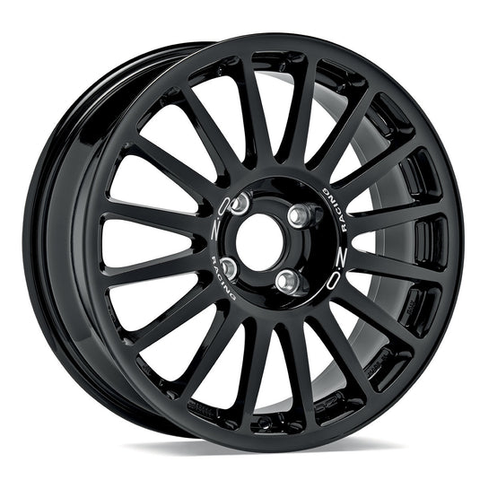 Cerchio OZ Racing Superturismo Rally 17x7 Nero lucido per Renault Clio Rally3
