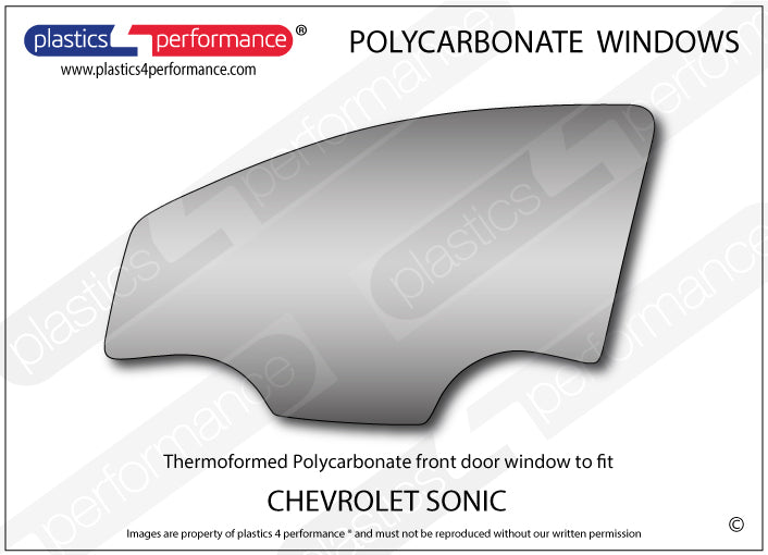 Carica immagine in Galleria Viewer, Vetri in Policarbonato per Chevrolet Sonic
