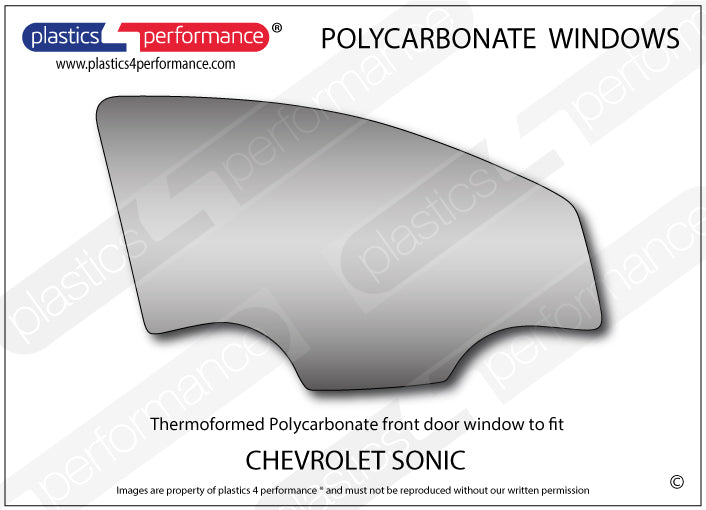 Carica immagine in Galleria Viewer, Vetri in Policarbonato per Chevrolet Sonic
