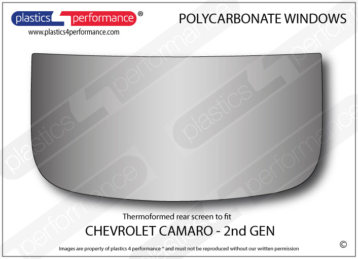 Vetri in Policarbonato per Chevrolet Camaro 2ª Gen.