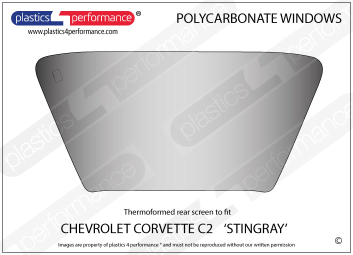 Carica immagine in Galleria Viewer, Vetri in Policarbonato per Chevrolet Corvette C2 Stingray
