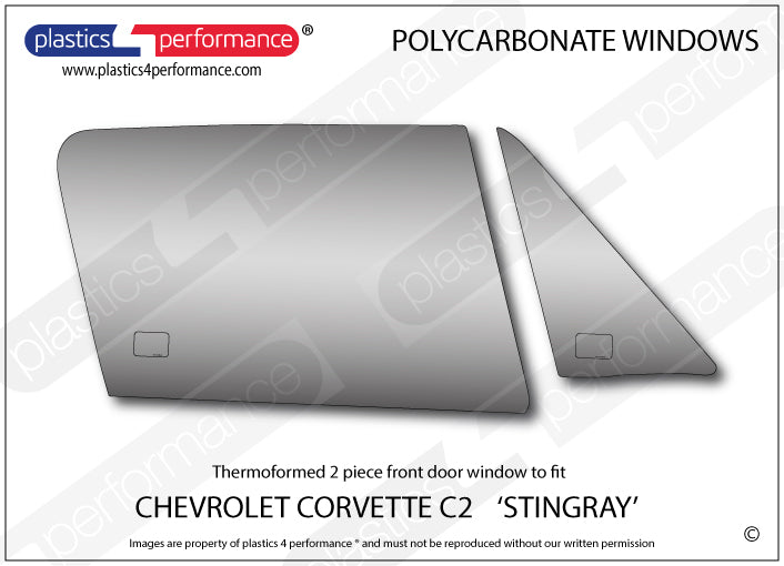 Vetri in Policarbonato per Chevrolet Corvette C2 Stingray