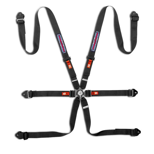 Cintura 6 punti Sparco Martini Racing Competition H-2 Pull Down FIA