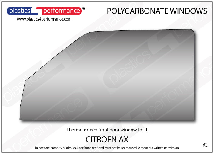 Vetri in Policarbonato per Citroen AX