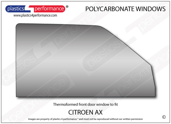Carica immagine in Galleria Viewer, Vetri in Policarbonato per Citroen AX
