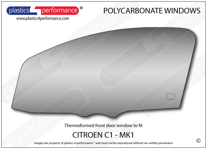 Carica immagine in Galleria Viewer, Vetri in Policarbonato per Citroen C1
