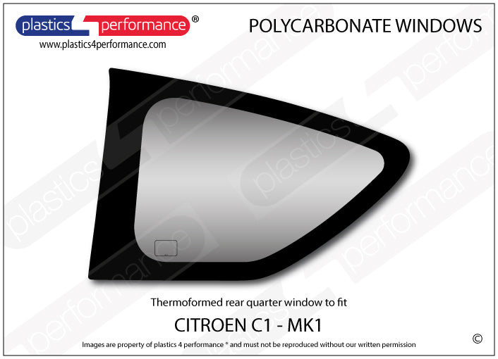 Vetri in Policarbonato per Citroen C1