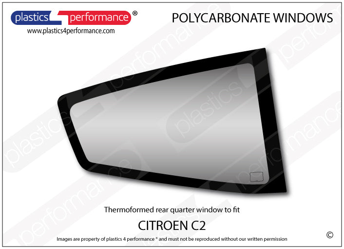 Vetri in Policarbonato per Citroen C2