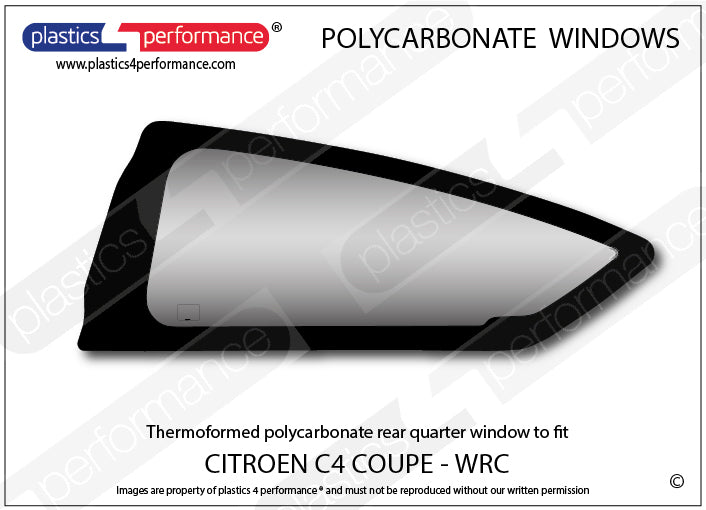 Vetri in Policarbonato per Citroen C4 Coupé