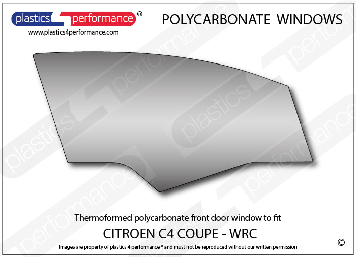 Vetri in Policarbonato per Citroen C4 Coupé