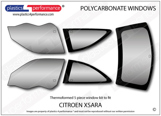 Vetri in Policarbonato per Citroen Xsara