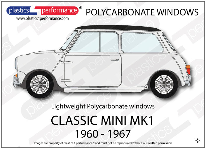 Vetri in Policarbonato per Mini Classic MK1