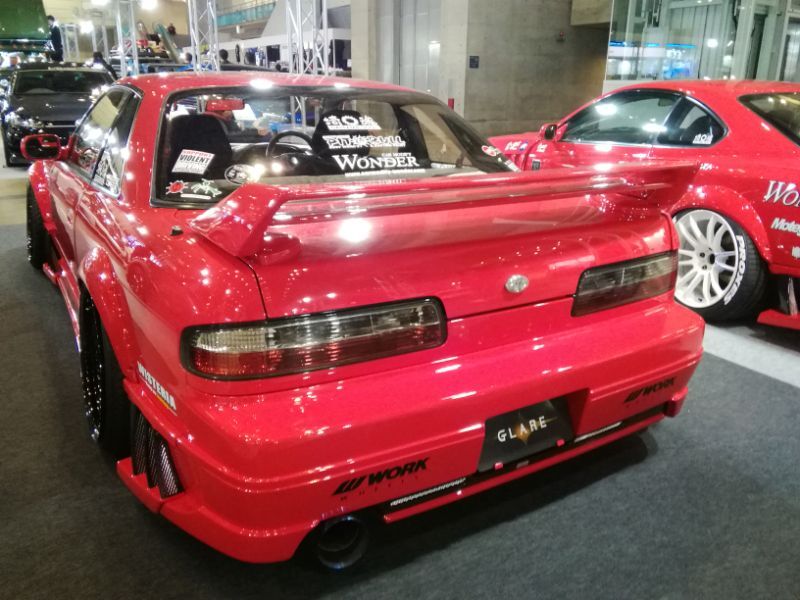 Alettone Posteriore Twin-Blade Car Modify Wonder Glare per Nissan Silvia PS13